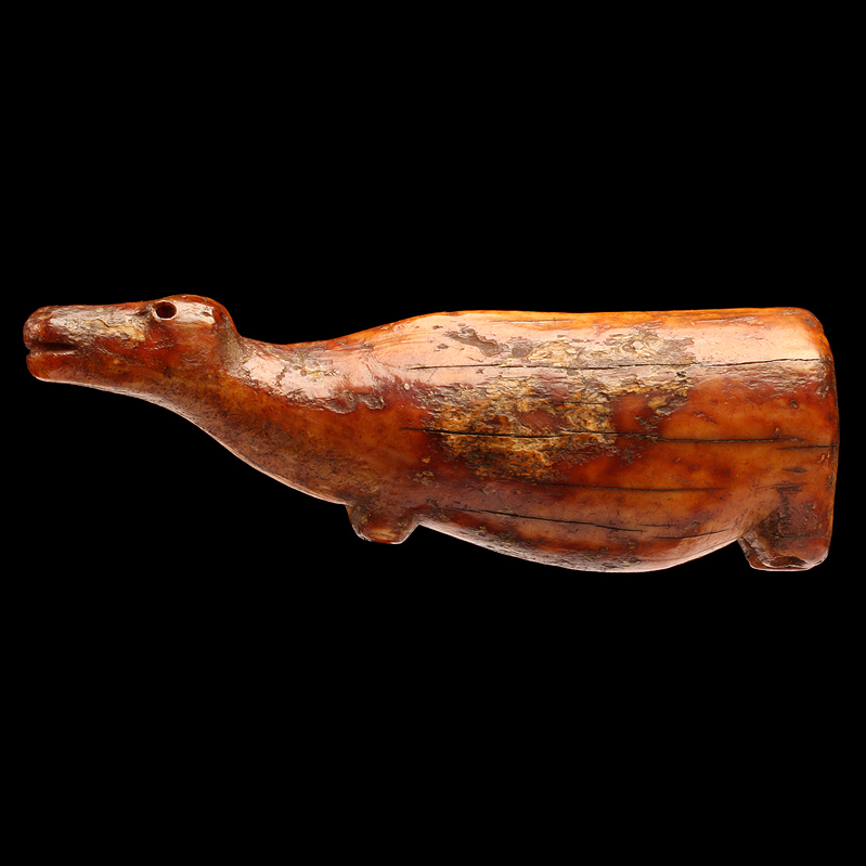 Thule Handle Depicting Two Caribou