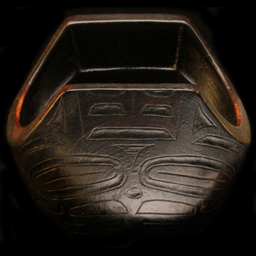 Tlingit or Haida Miniature Grease Bowl