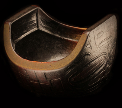 Tlingit or Haida Miniature Grease Bowl