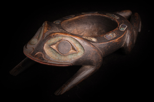 Tlingit Frog Carving
