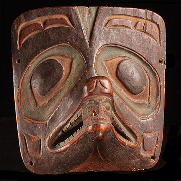 Tsimshian Early Headdress Frontlet