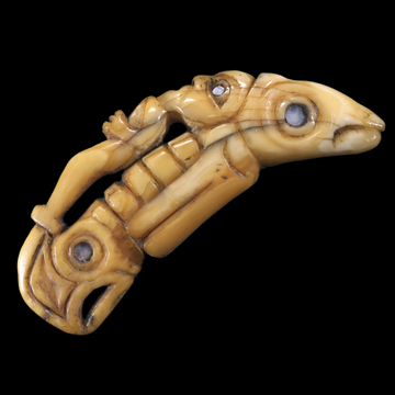 Tlingit Shaman's Ivory Amulet
